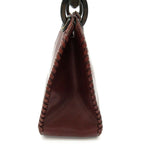 Gucci Wood Handle Leather Shoulder Bag Brown — view 3