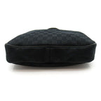 Gucci GG Canvas Leather Shoulder Bag Black — view 6