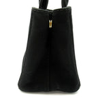Prada Canapa Tote Bag TPM Canvas Black — view 3