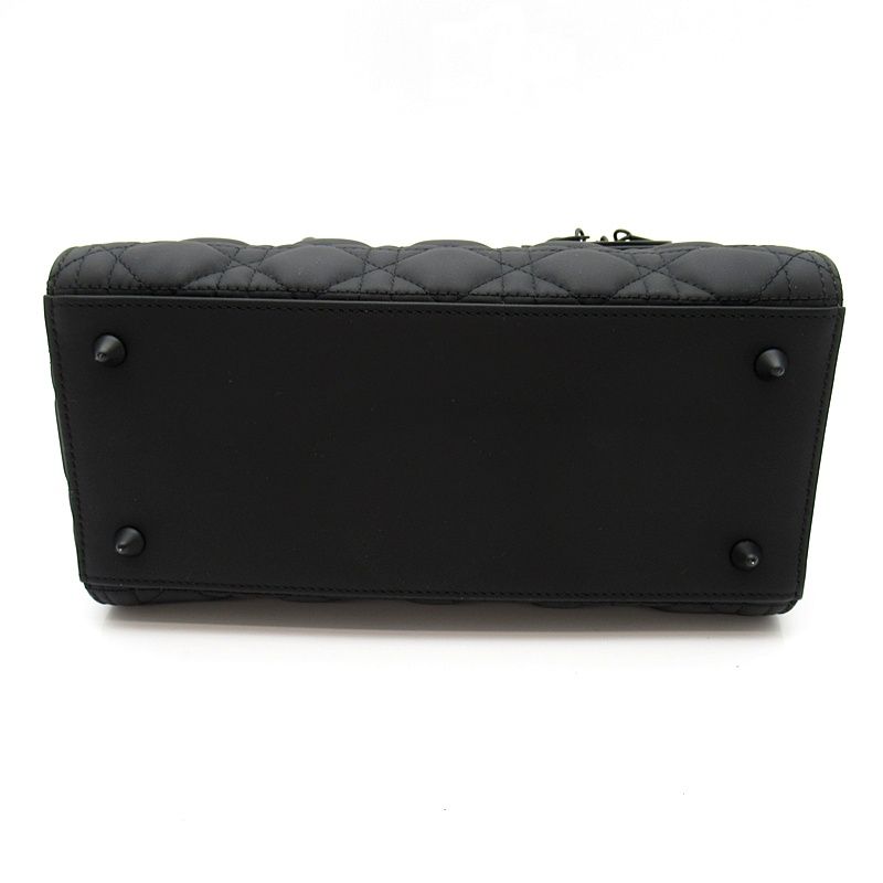 Dior Lady Dior Medium Bag Ultra Matte Calfskin Handbag — view 6