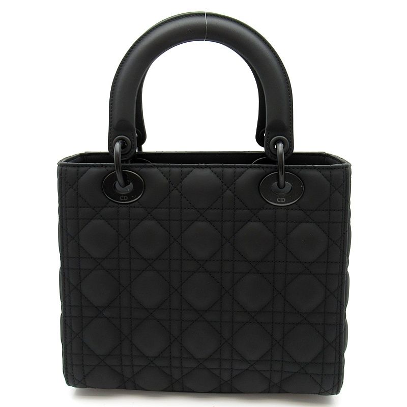 Dior Lady Dior Medium Bag Ultra Matte Calfskin Handbag — view 4
