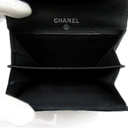 Chanel Quilted Coin Purse Patent Leather Black — view 5
