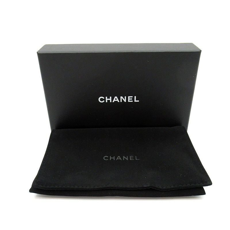 Chanel Quilted Small Zip Wallet Caviar Leather Pink — view 6