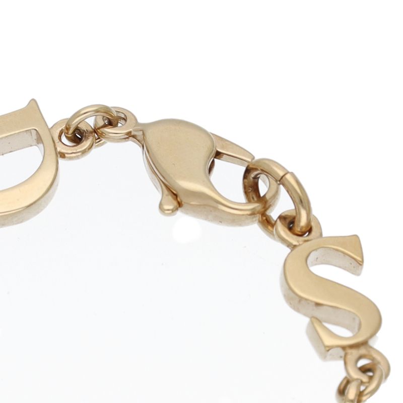 Dior Logo Charm Bracelet Brass — view 3