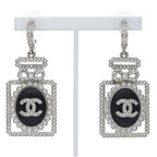 Chanel Earrings Bottle Motif Brass