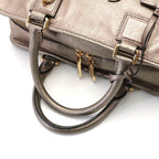 Loewe Amazona 28 Light Blanc Leather Handbag — view 4