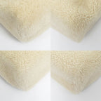 Celine Small Drawstring Shearling Natural Tan Leather Shoulder Bag — view 5
