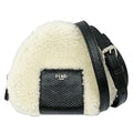 Fendi Onigiri White Shearling Sheepfur Leather Mini Shoulder Bag