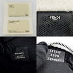 Fendi Onigiri White Shearling Sheepfur Leather Mini Shoulder Bag — view 6