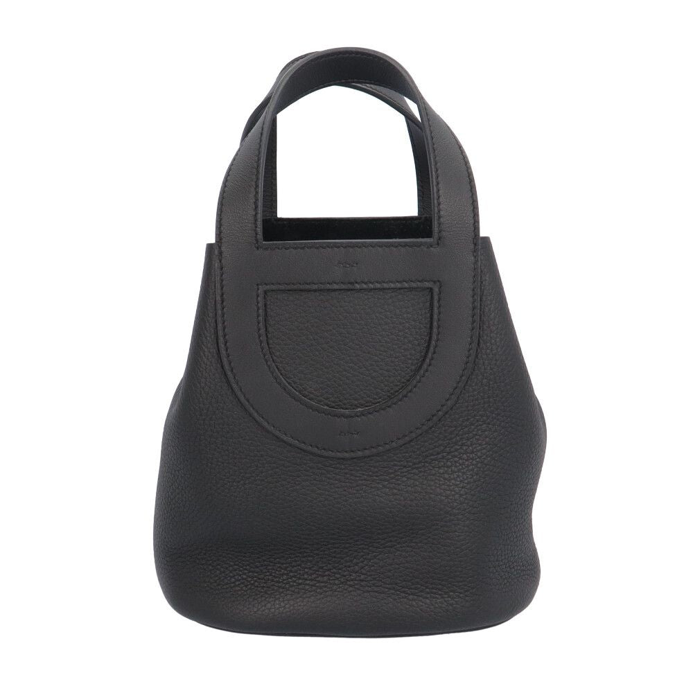 Hermes in the Loop 18 Handbag Taurillon Clemence Black — view 3