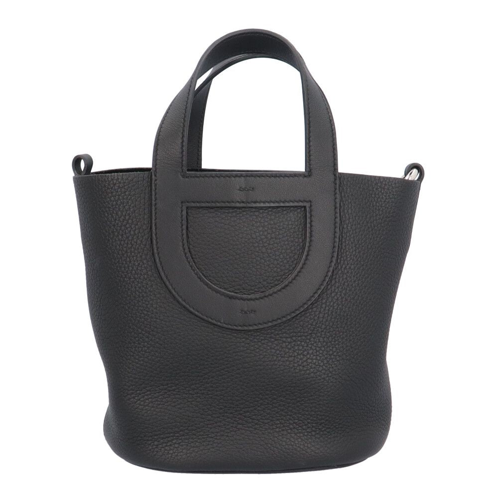 Hermes in the Loop 18 Handbag Taurillon Clemence Black
