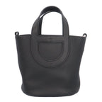 Hermes in the Loop 18 Handbag Taurillon Clemence Black