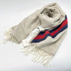 Gucci GG Pattern Sherry Line Scarf Beige — view 3