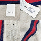 Gucci GG Pattern Sherry Line Scarf Beige — view 6