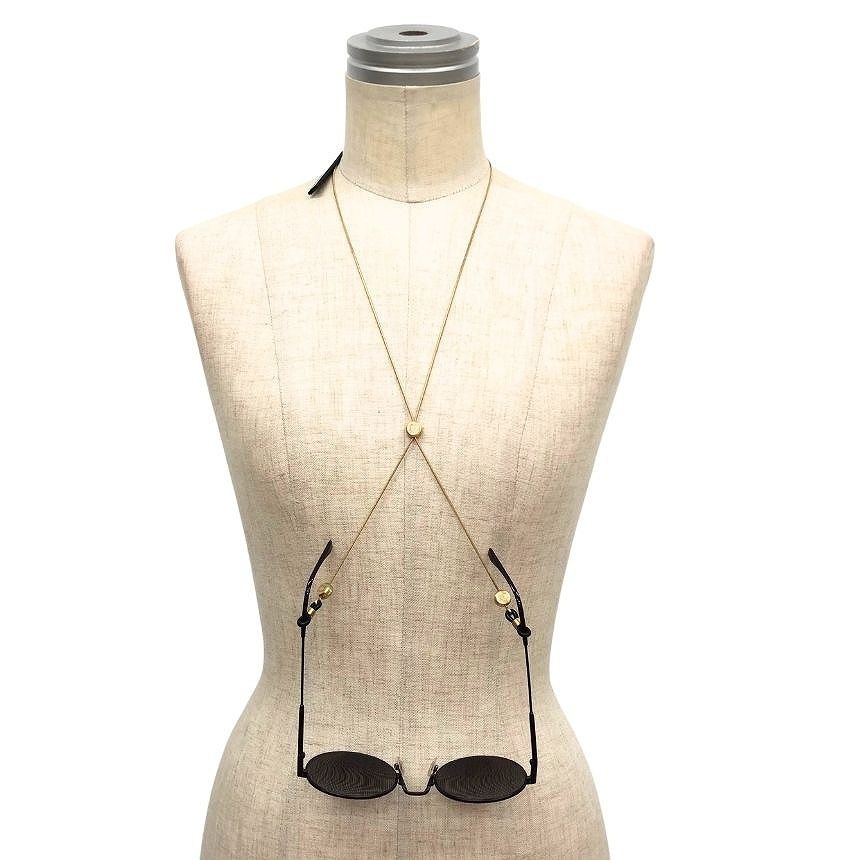 Chanel Glass Cord Chain Strap Gold — view 4