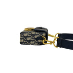 Dior Trotter 30 Montaigne Oblique Leather Shoulder Bag Navy — view 6
