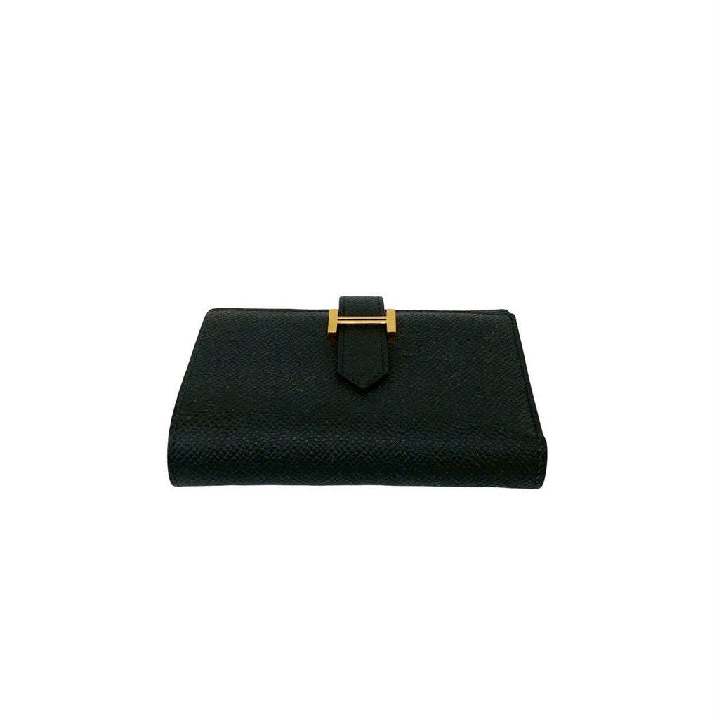 Hermes Bearn Combine Veau Epsom Trifold Wallet Mini Black — view 6