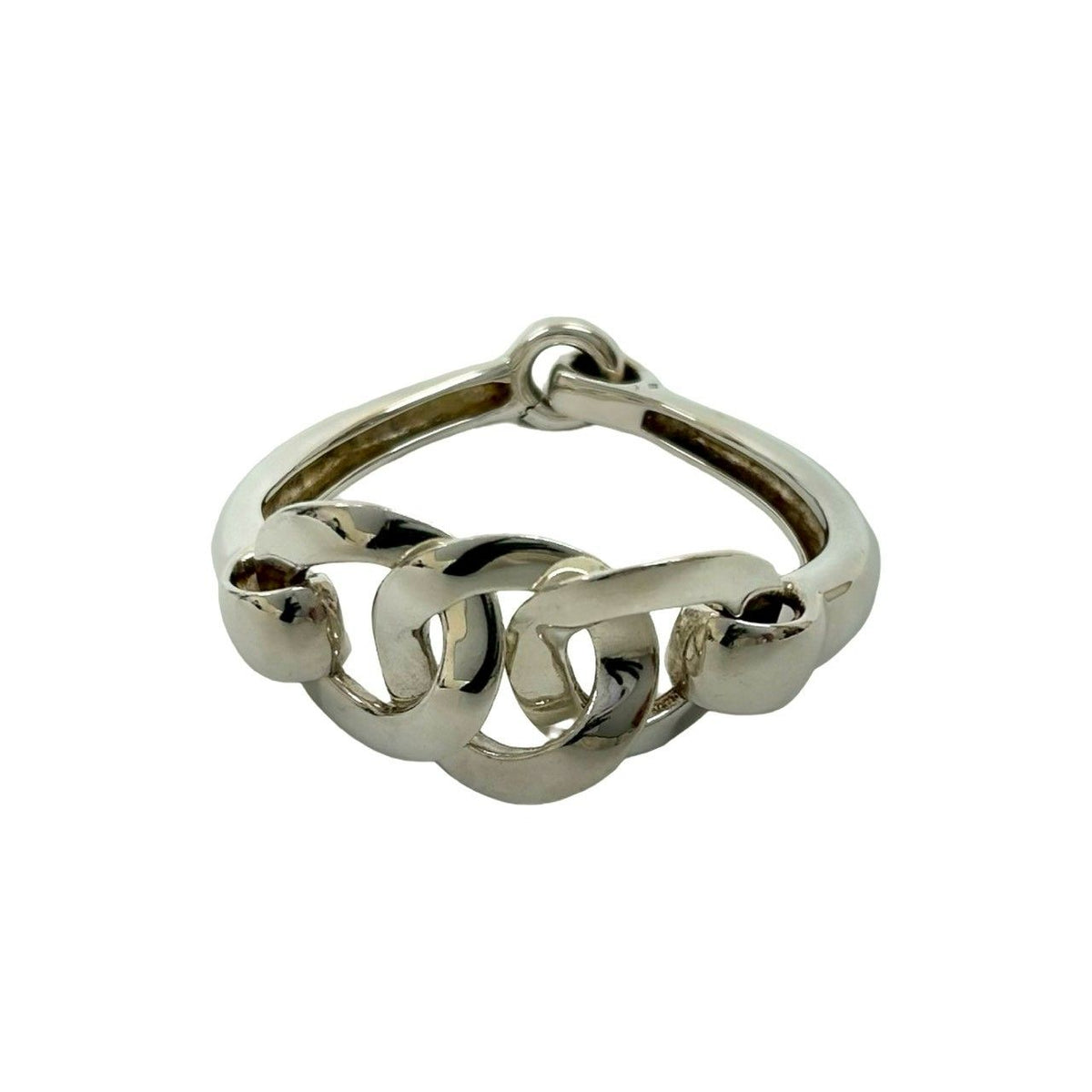 Hermes Vintage 925 Sterling Silver Bracelet Bangle — view 7