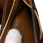 Celine Classic Box Crossbody Shoulder Bag Brown Gold Leather — view 8