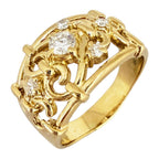 Celine Ring 18k Yellow Gold Diamond