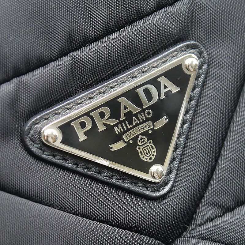 Prada Padded Re-Nylon Shoulder Bag — view 4
