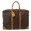 Louis Vuitton Monogram Porte Documents Voyage Tote Bag Brown