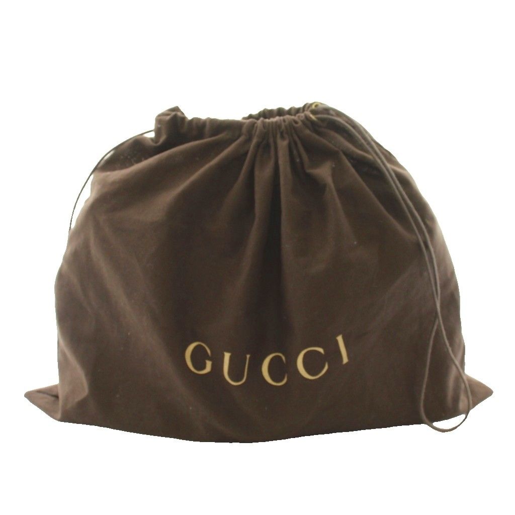 Gucci Guccissima Handbag Canvas Leather Ivory Black — view 8