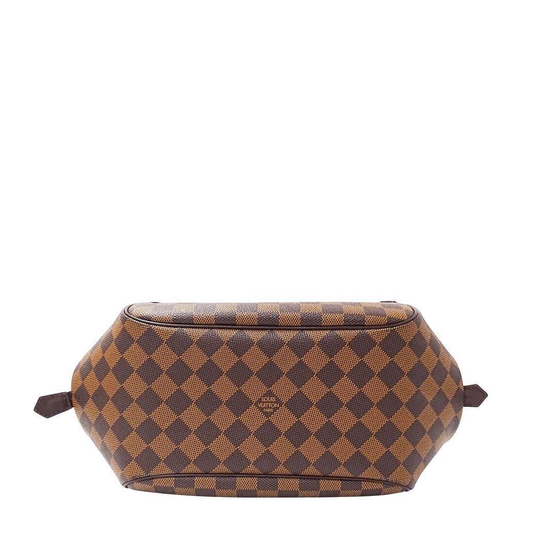 Louis Vuitton Bag Handbag Damier Canvas Belem MM Brown Handle — view 3