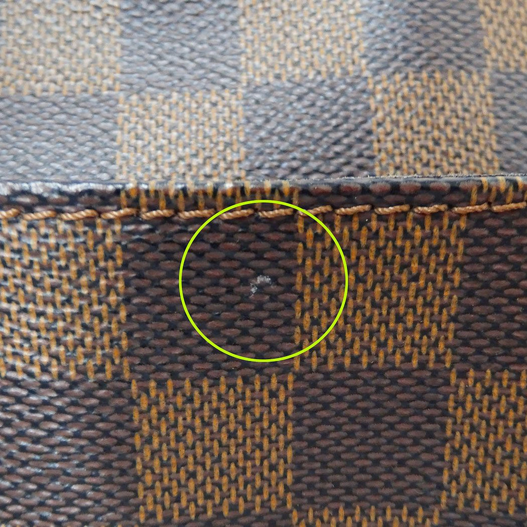Louis Vuitton Bag Handbag Damier Canvas Belem MM Brown Handle — view 7