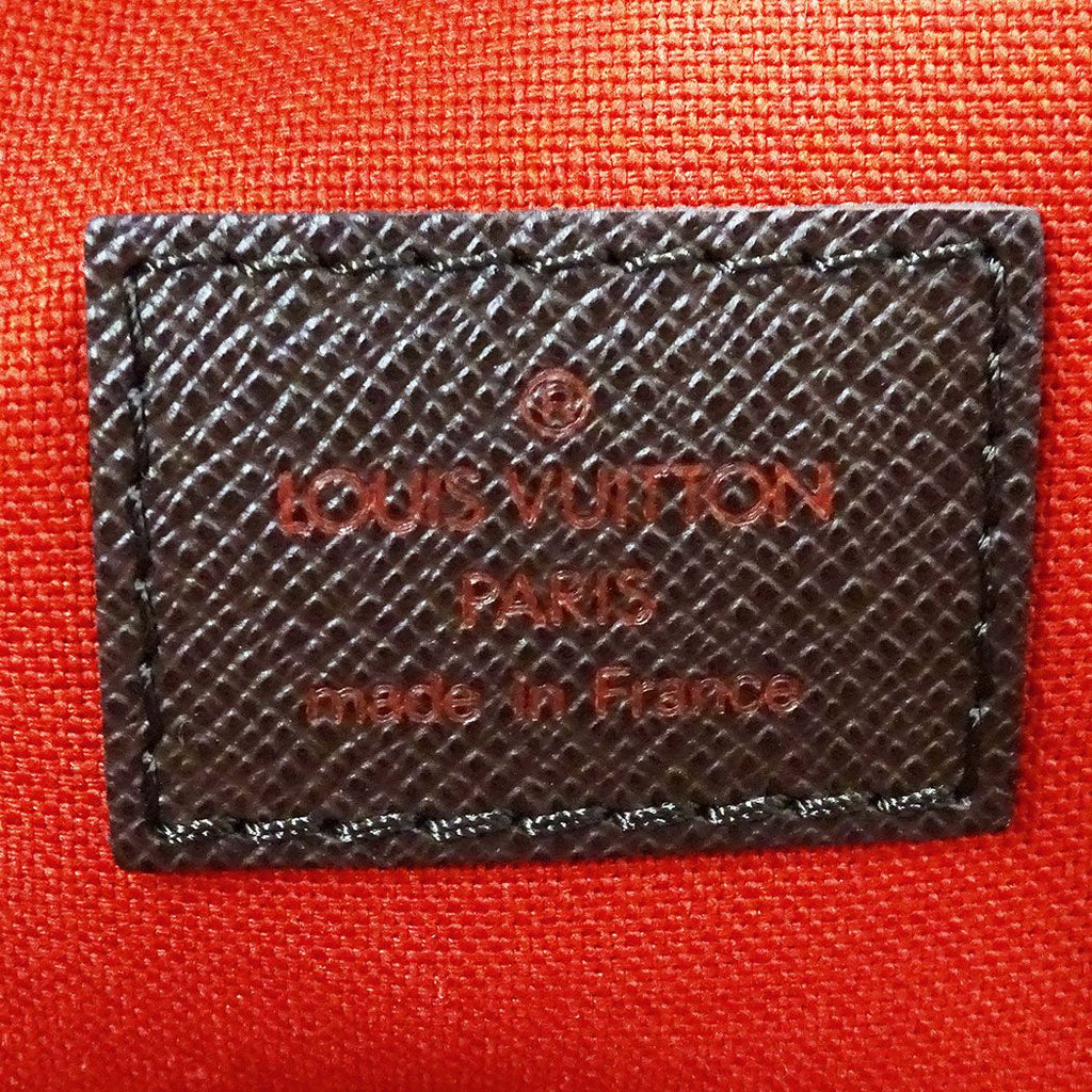 Louis Vuitton Bag Handbag Damier Canvas Belem MM Brown Handle — view 6