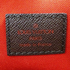 Louis Vuitton Bag Handbag Damier Canvas Belem MM Brown Handle — view 6