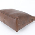 Prada Vitello Daino Leather Tote Bag Shoulder Hand Brown — view 6