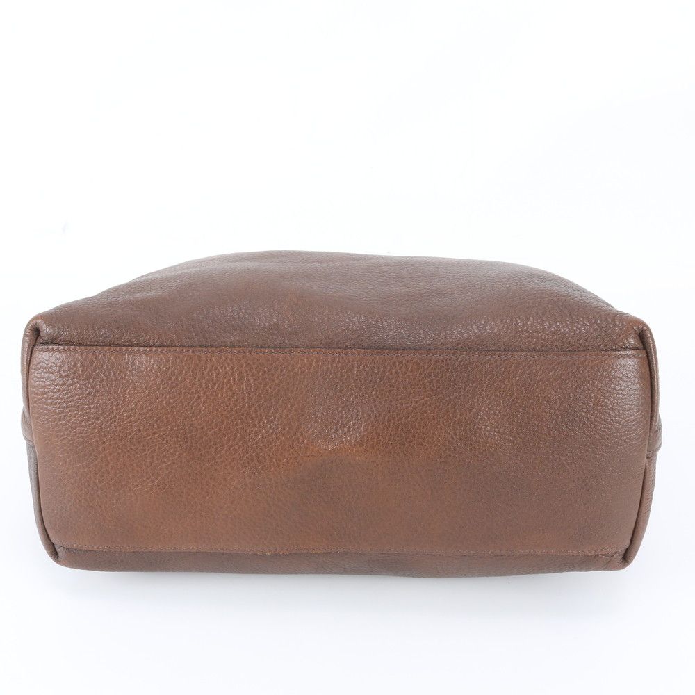 Prada Vitello Daino Leather Tote Bag Shoulder Hand Brown — view 5