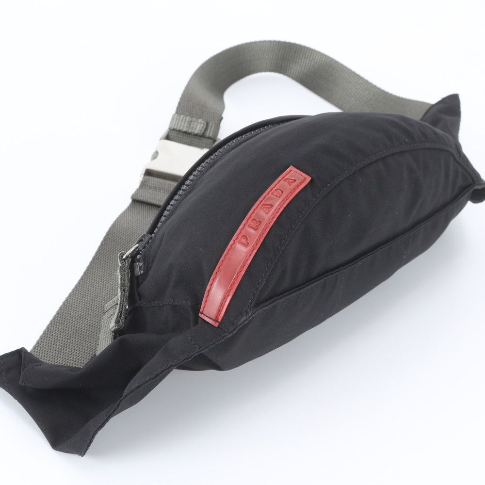 Prada Sports Belt Bag Crossbody Body Waist Pouch Shoulder Black — view 6