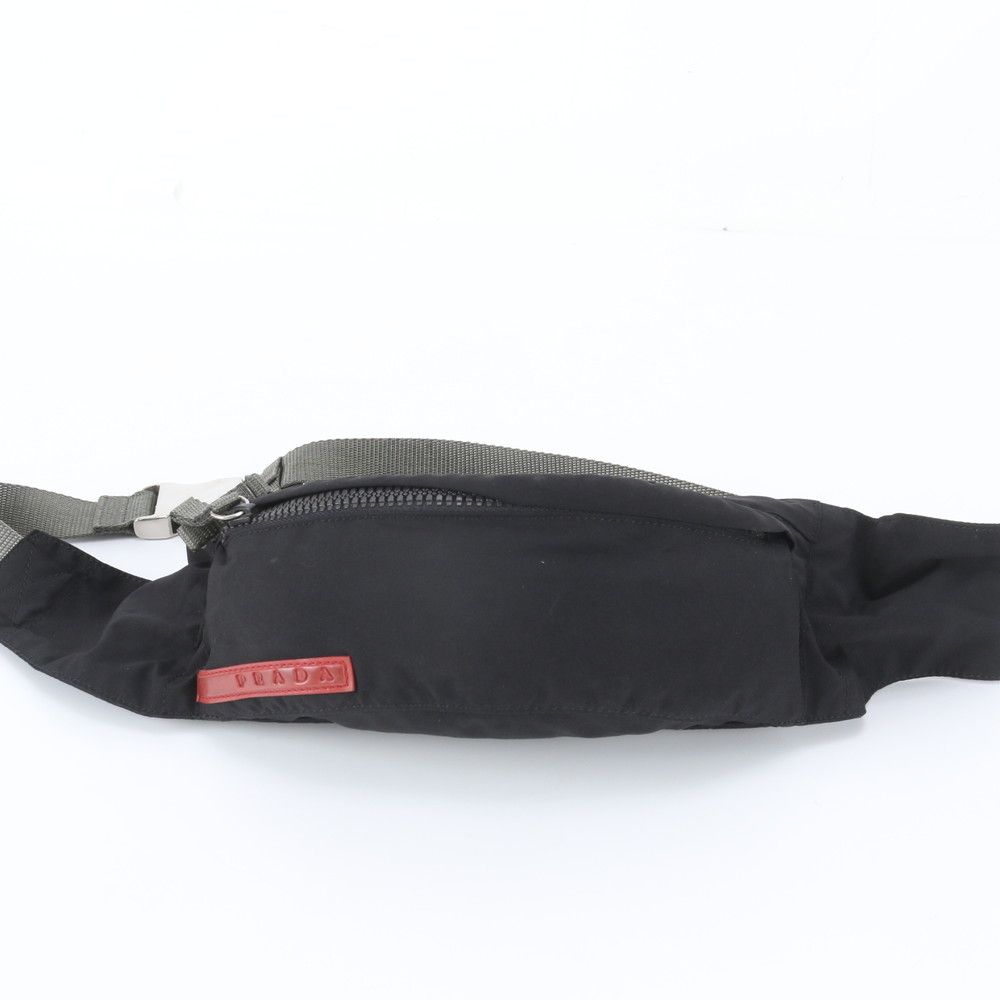 Prada Sports Belt Bag Crossbody Body Waist Pouch Shoulder Black — view 2