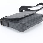 Louis Vuitton Damier Graphite District PM Leather Shoulder Bag — view 5