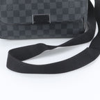 Louis Vuitton Damier Graphite District PM Leather Shoulder Bag — view 2