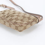 Gucci GG Canvas Lovely Heart Leather Shoulder Bag — view 4