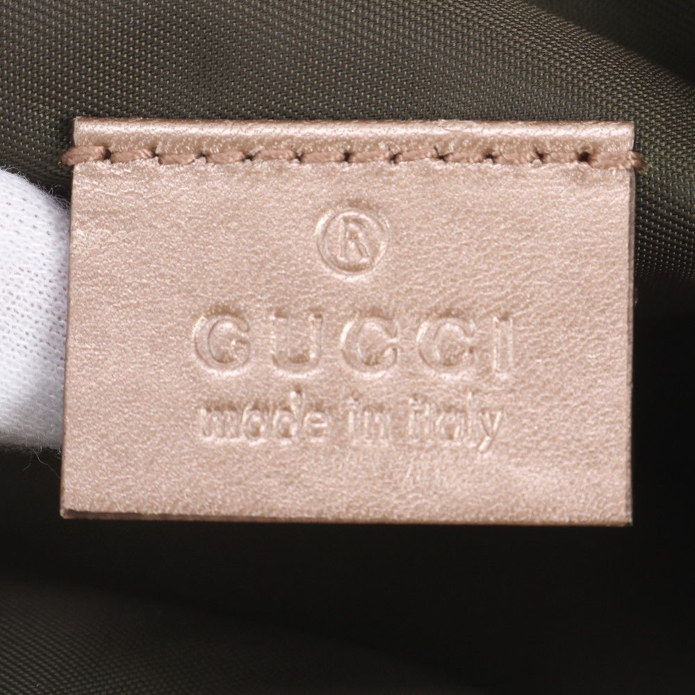 Gucci GG Canvas Lovely Heart Leather Shoulder Bag — view 8