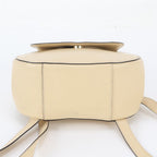 Celine Leather Backpack Shoulder Bag Beige Gold — view 6