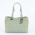 Dior Cannage Leather Soft Shopping Tote Bag