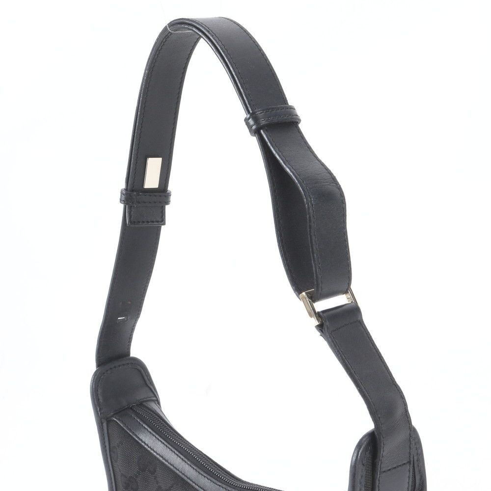 Gucci GG Canvas Leather Shoulder Bag — view 2