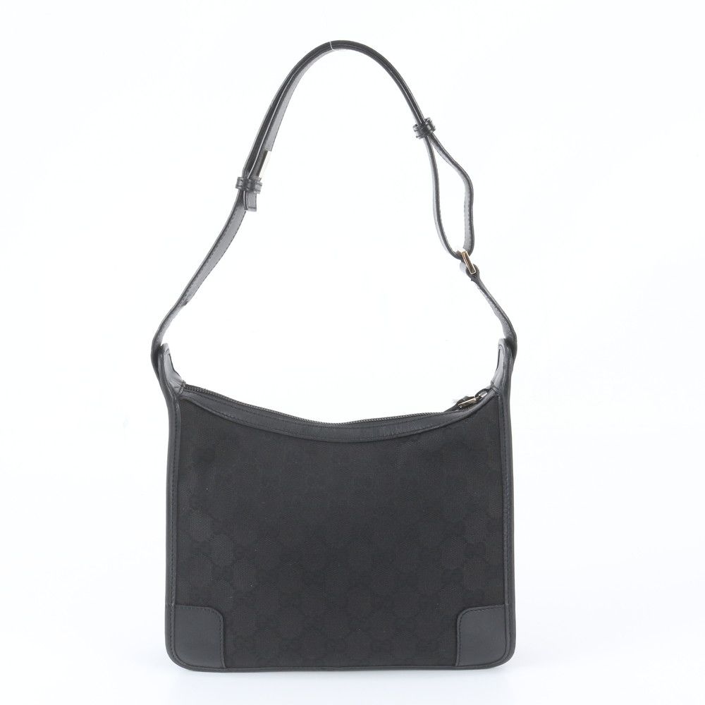 Gucci GG Canvas Leather Shoulder Bag