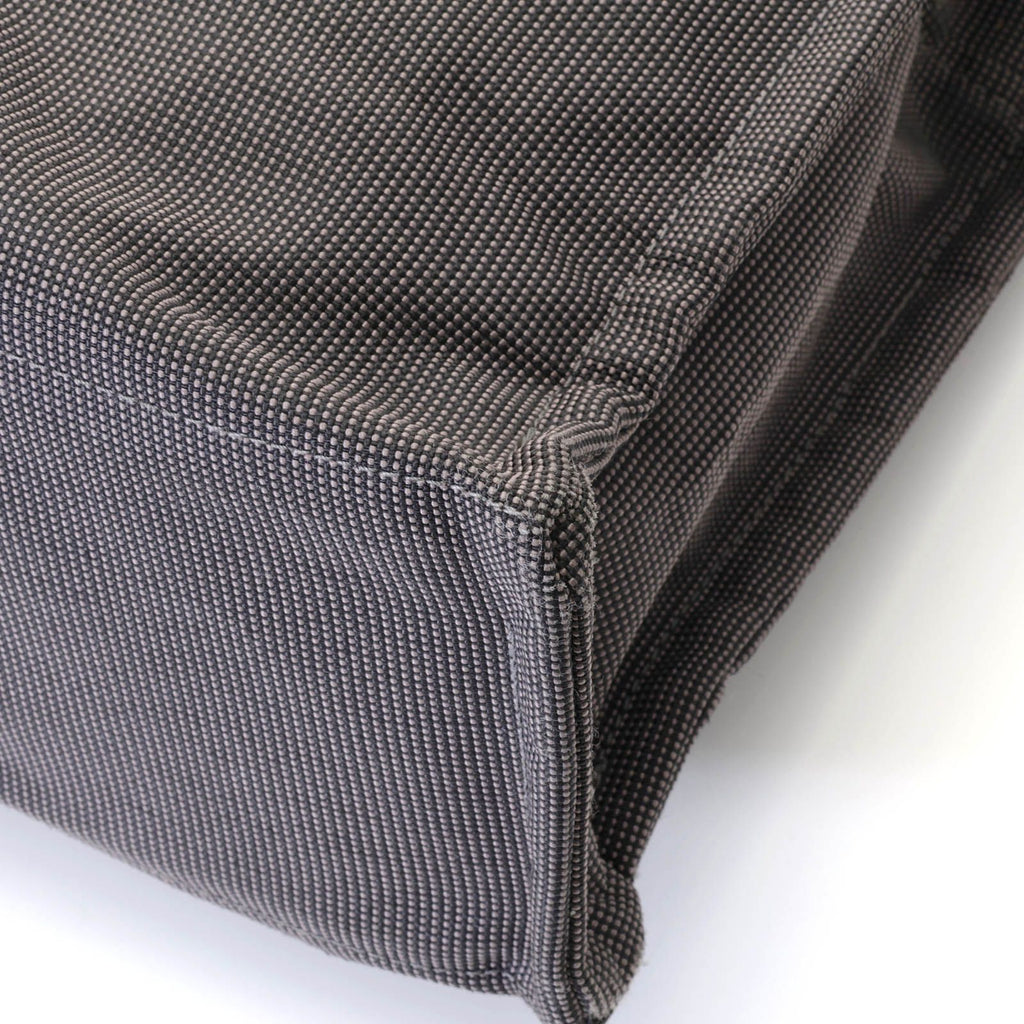 Hermes Herline Tote Bag MM Gray Silver Canvas — view 8