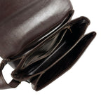 Celine Vintage Trinoff Leather Handbag Brown Gold — view 4