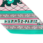 Hermes Tapis Persans Persian Rug Silk 100% Twilly Scarf Multicolor — view 8