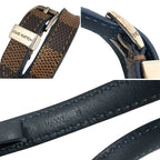 Louis Vuitton Damier Rub Bracelet Ebene Silver 19 — view 3