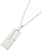 Gucci G Plate Necklace New