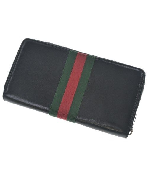 Gucci Web Stripe Zip Around Wallet Coin Purse — view 2