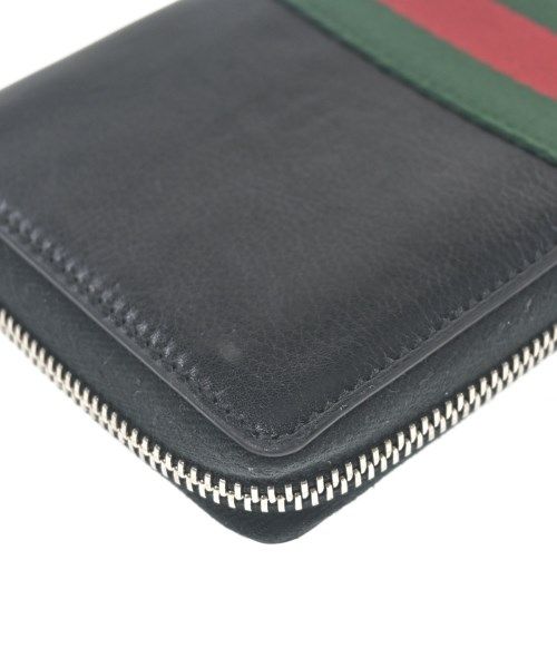 Gucci Web Stripe Zip Around Wallet Coin Purse — view 7